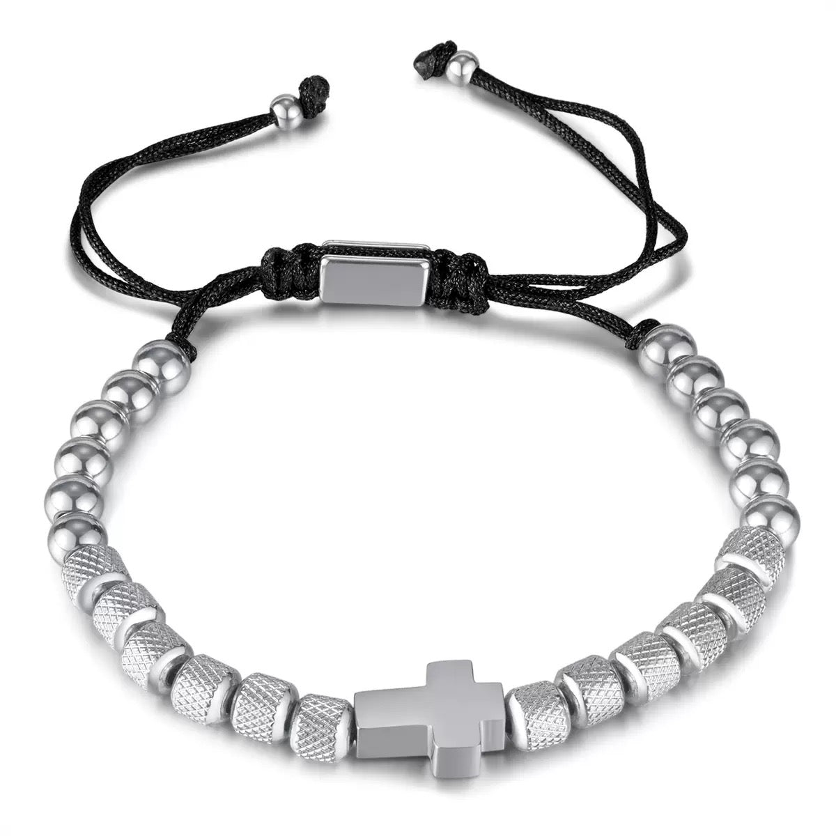 ELEVÉ Kova Faith Cross Bracelet