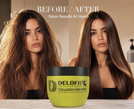 DELOFIL Collagen Hair Mask | Deep Repair, Hydration & Frizz Control