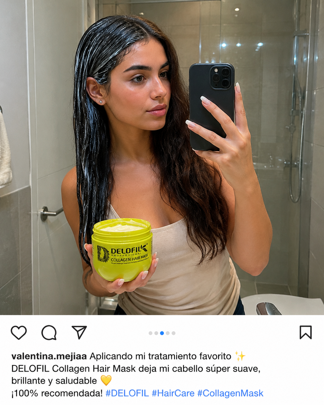 DELOFIL Collagen Hair Mask | Deep Repair, Hydration & Frizz Control