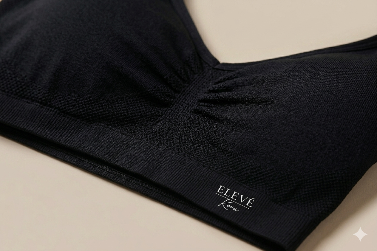 Elevé SculptLift Seamless Bra – Midnight Black