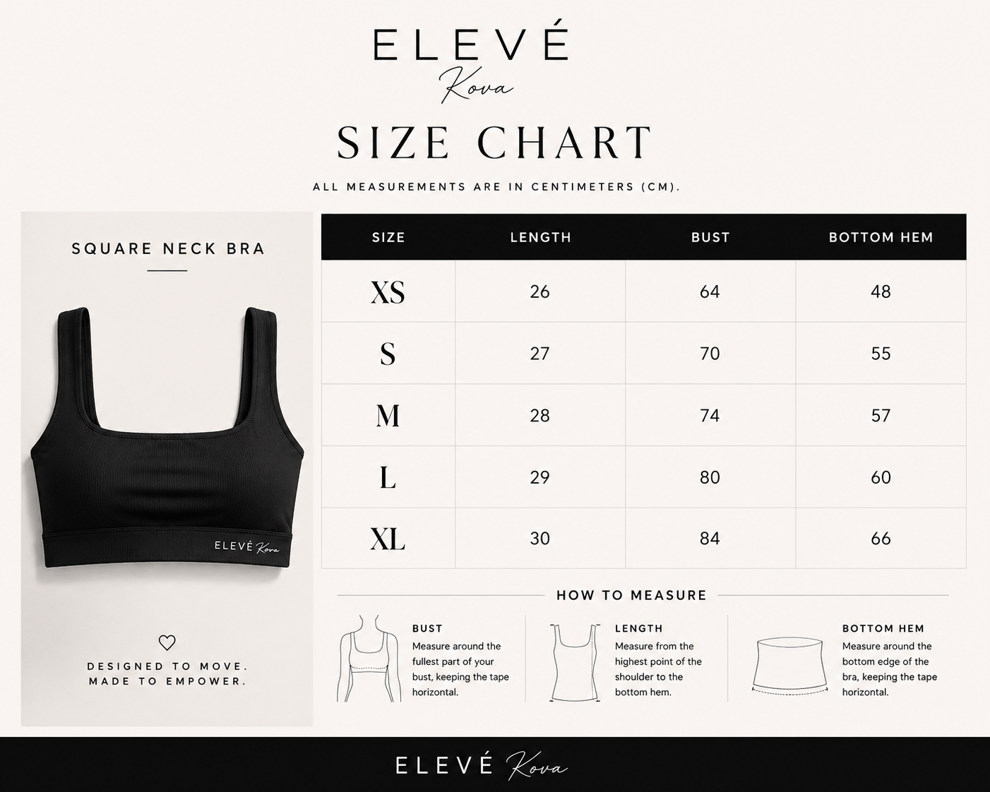 Elevé SculptLift Seamless Bra – Midnight Black